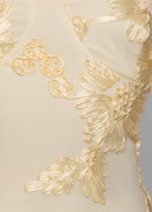 Blissful Moments Maxi Dress - Yellow