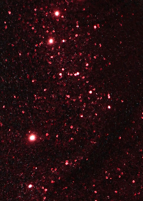 Fever Dream Sequin Contrast Mini Dress - Burgundy