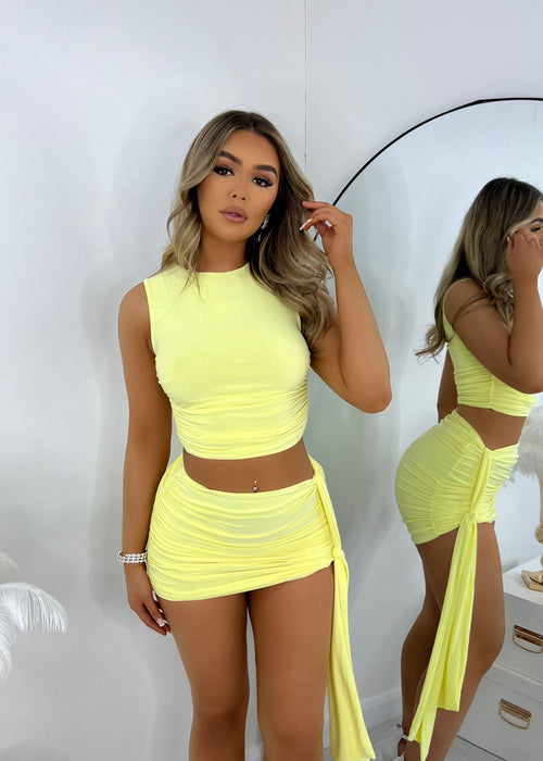 Set Me Free Two Piece - Yellow