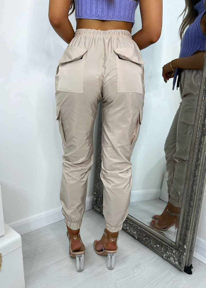 Lucy Cargo Trousers - Stone