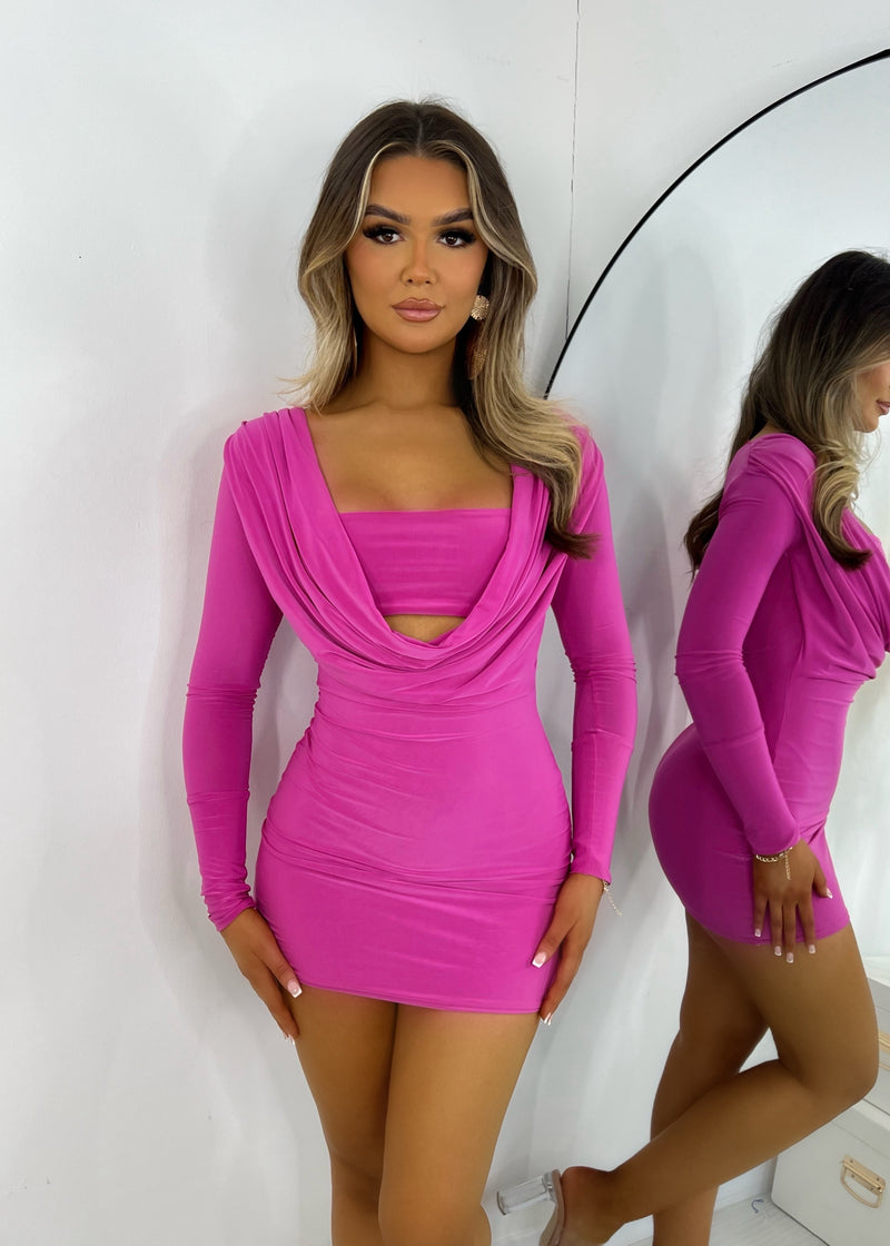 Issa Vibe Dress - Hot Pink